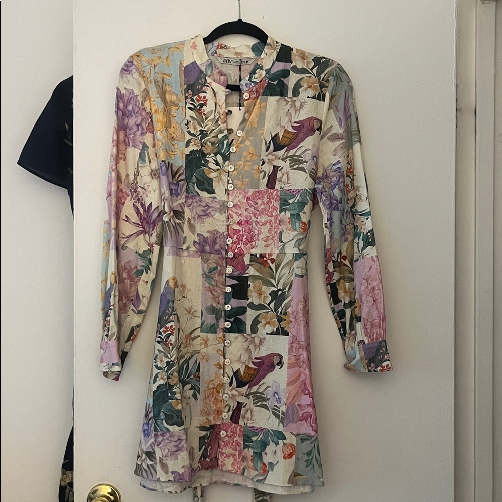 Zara Multicolor Floral Dress